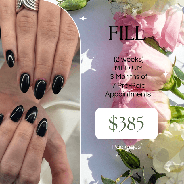 3 MO Pre-Pay: Fill (2wk) - MEDIUM at Nails By Savvi in Brookfield, WI