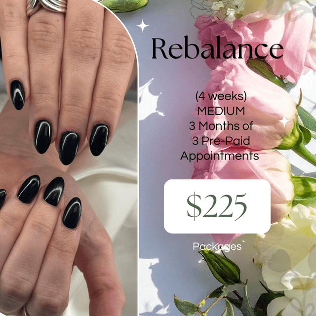 3 MO Pre-Pay: Rebal. (4wk) - MEDIUM at Nails By Savvi in Brookfield, WI